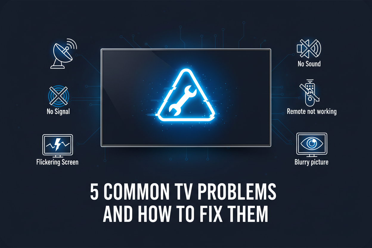 5 Common TV Problems and How to Fix Them