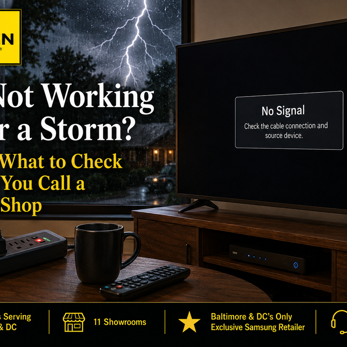 TV Not Working After a Storm? Here's What to Check Before You Call a Repair Shop