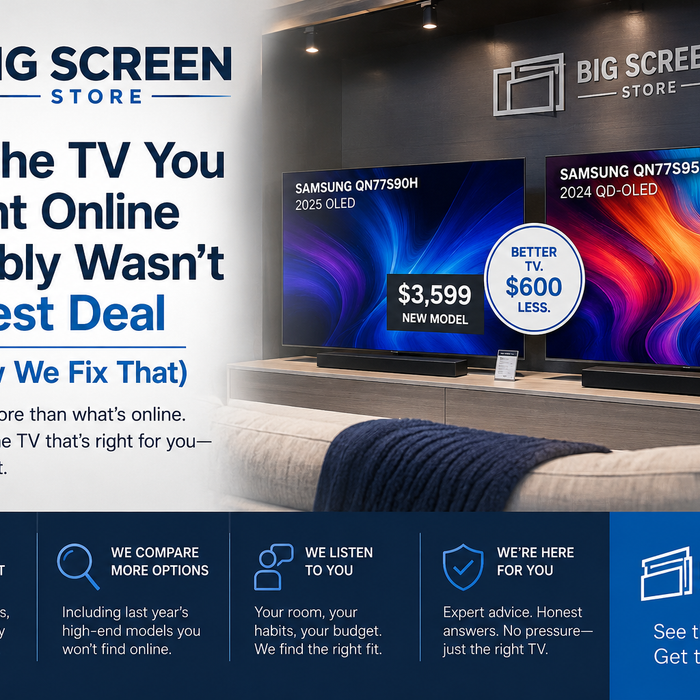 Why the TV You Bought Online Probably Wasn't the Best Deal (And How We Fix That)