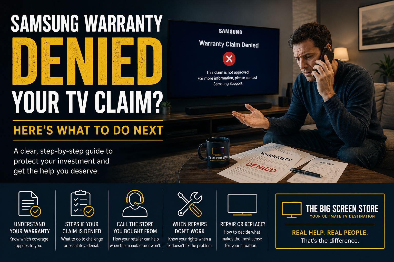 Samsung Warranty Denied Your TV Claim? Here's What to Do Next