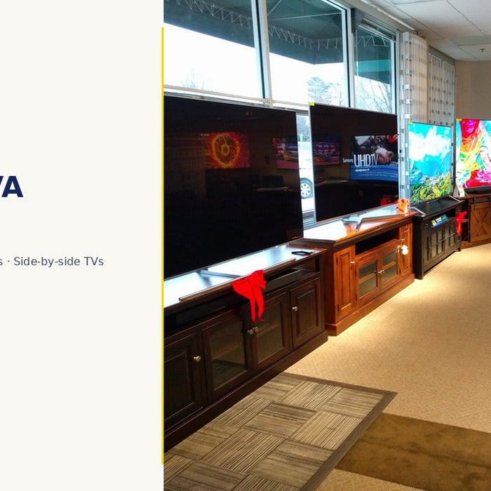 The Big Screen Store Ashburn VA showroom — real store photo