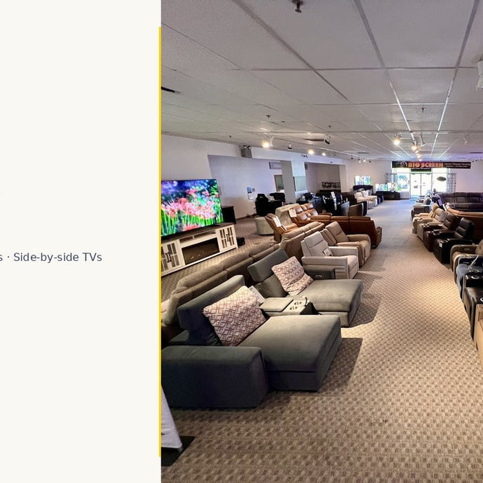 The Big Screen Store Fairfax VA showroom — real store photo