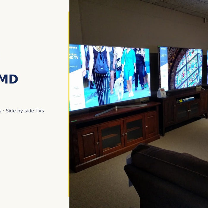 The Big Screen Store Rockville MD showroom — real store photo