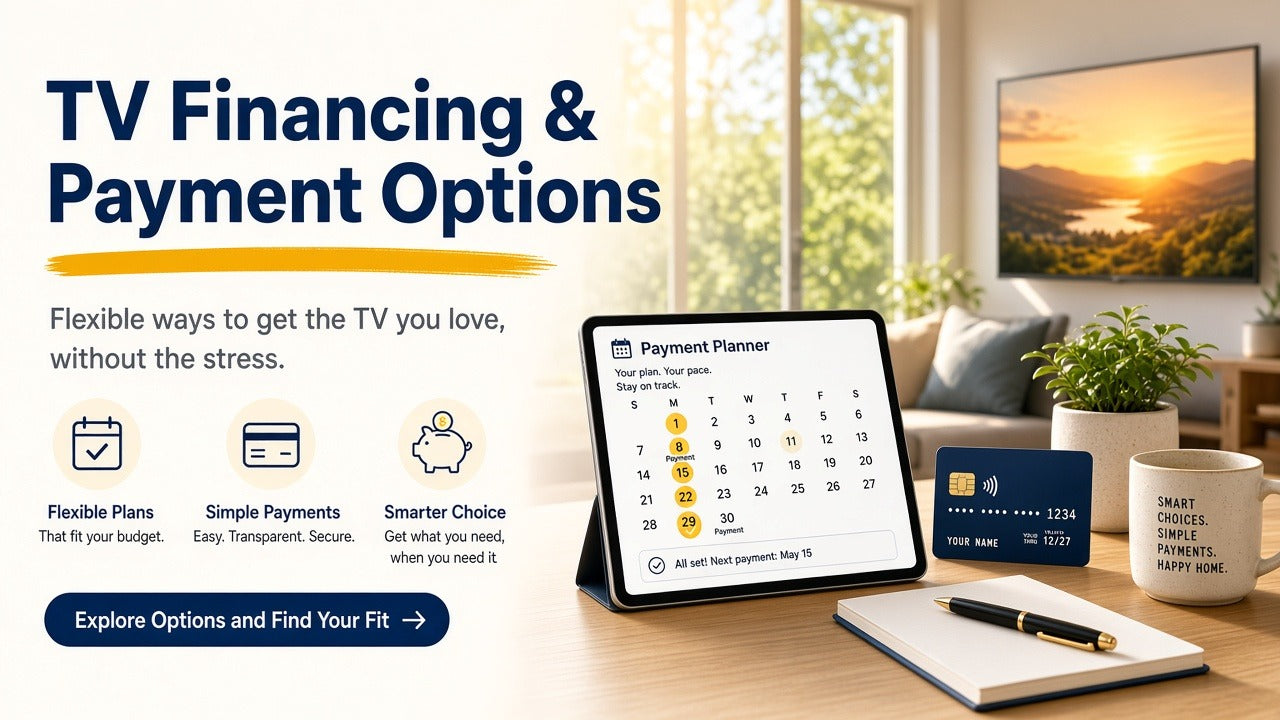 TV financing and payment options at The Big Screen Store