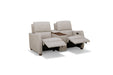 Palliser Luna 40110 power reclining sectional in Dreamy Cocoa fabric