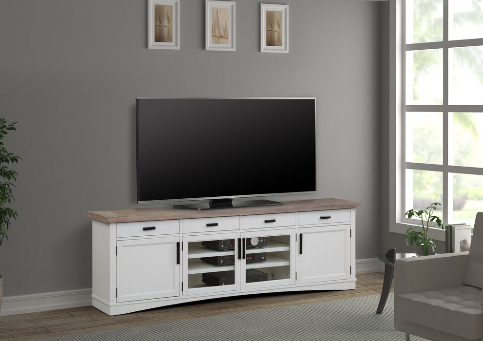 Parker House Americana Modern 92in TV Console in Cotton