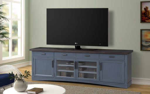 Parker House Americana Modern - Denim 92 in. TV Console with LED Lighting