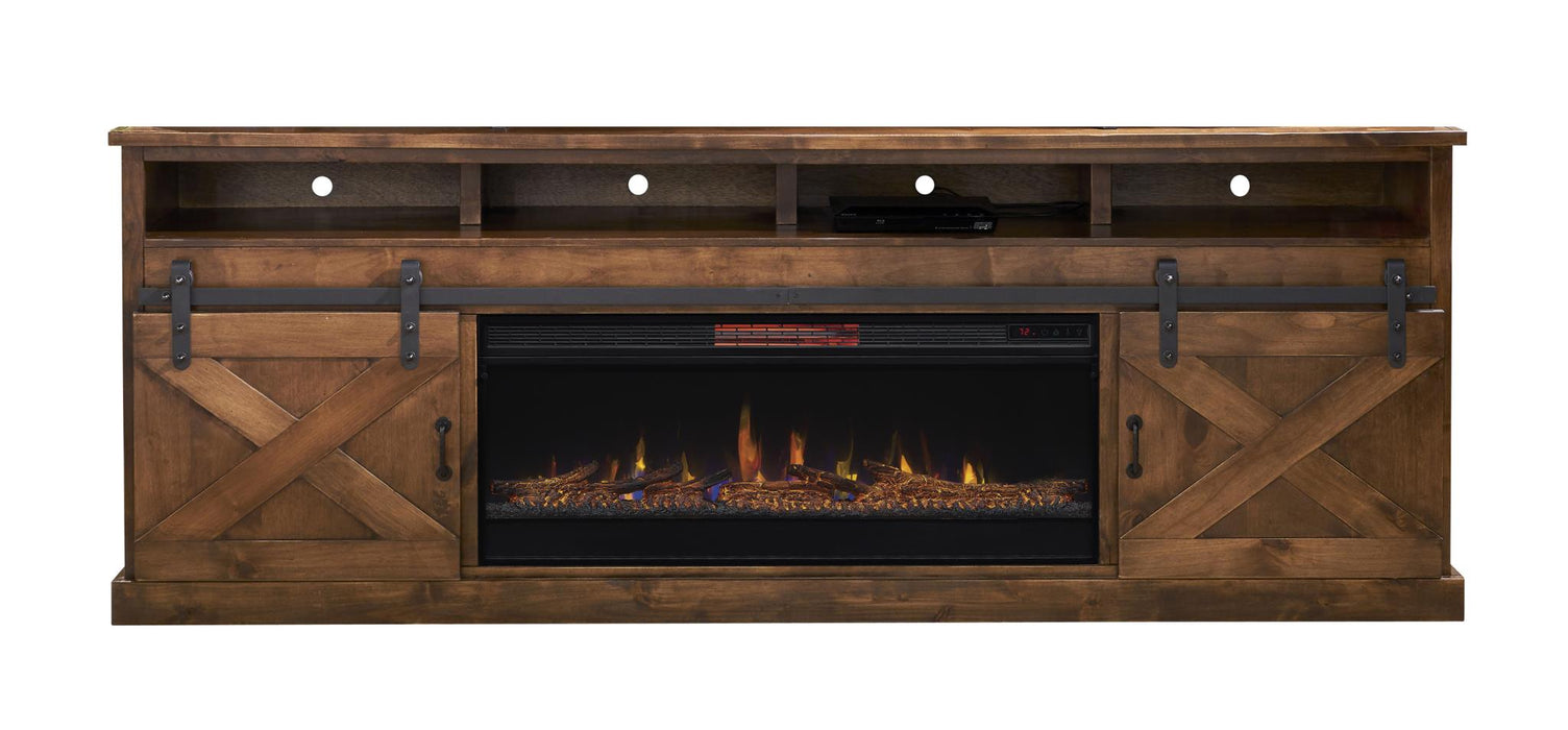 Barn 92" Fireplace Console