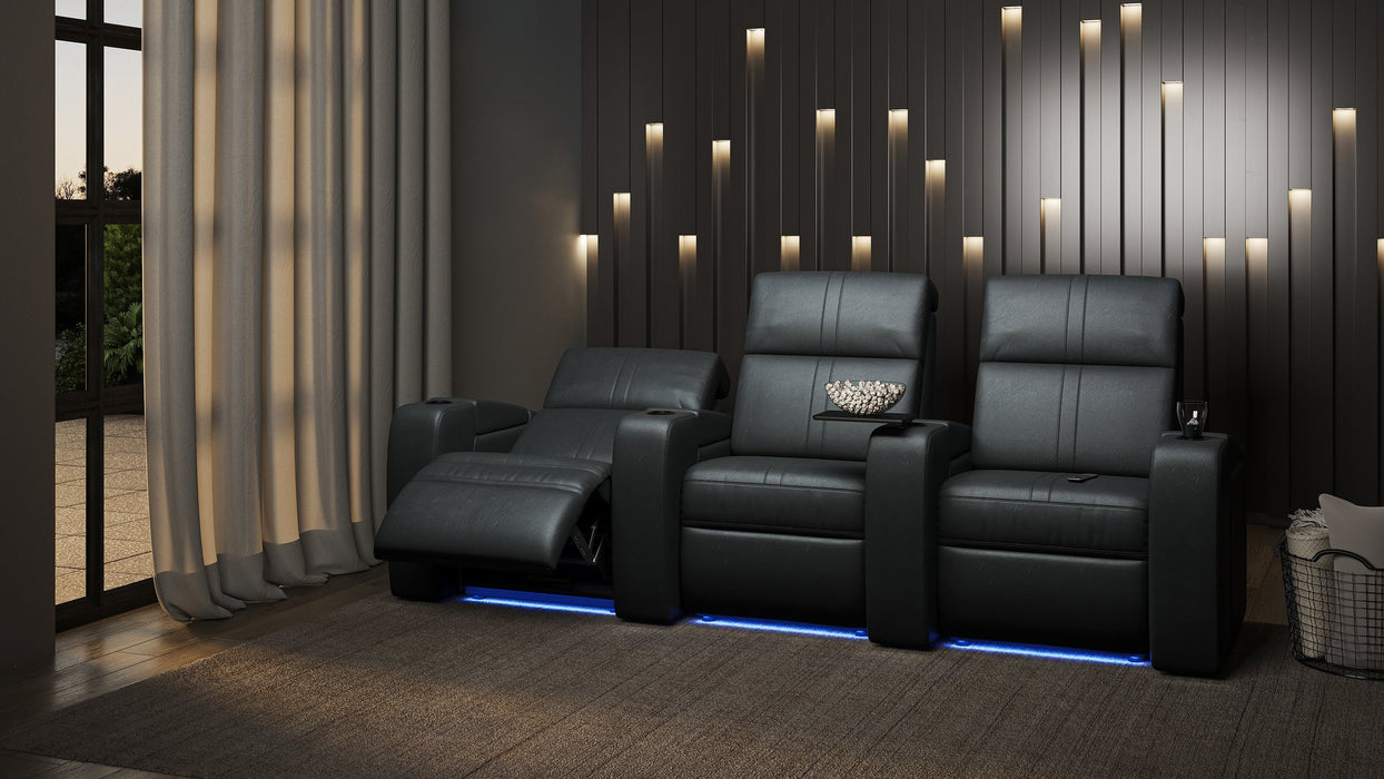 Palliser Flicks 41416 home theater seating in Bali Spider leather
