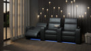 Palliser Flicks 41416 home theater seating in Bali Spider leather
