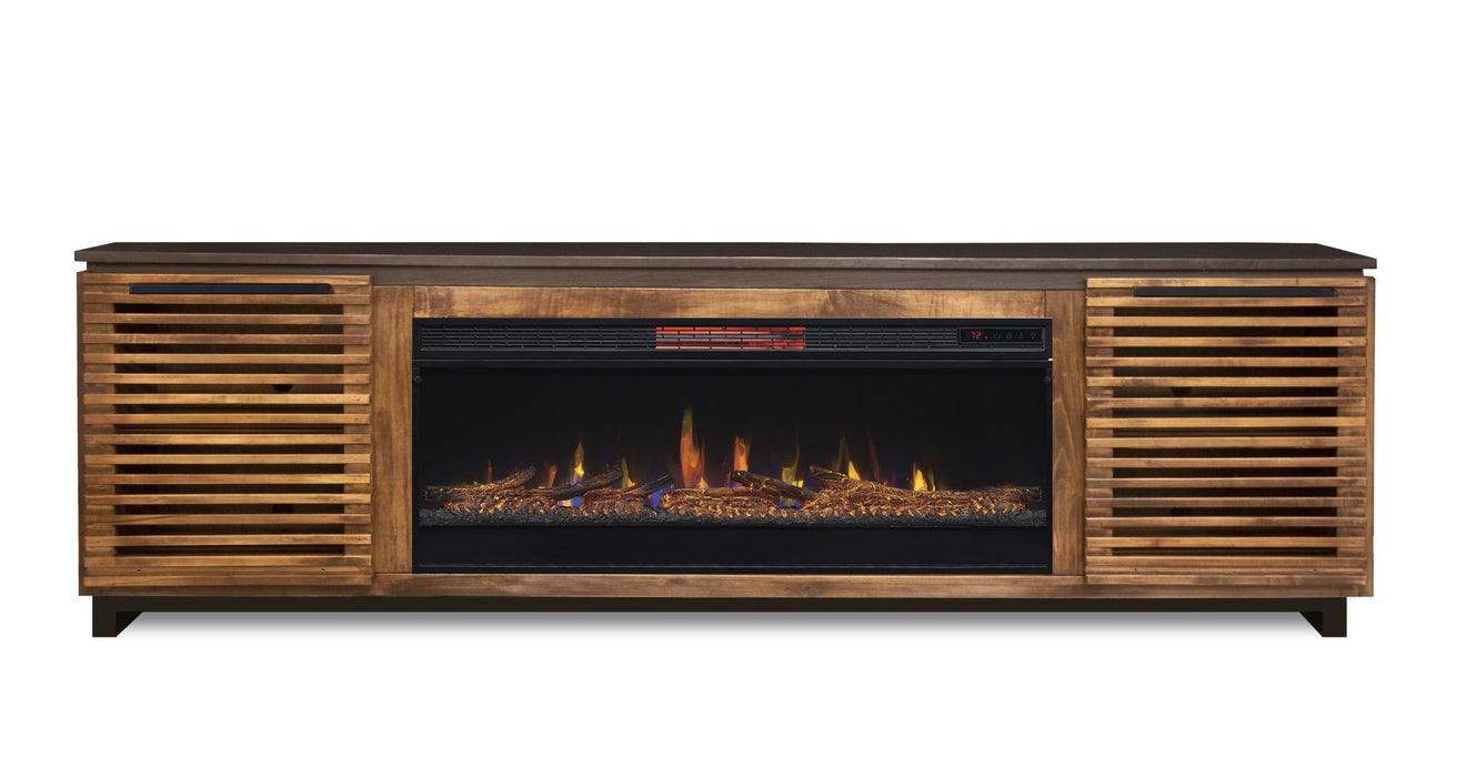 Hollywood 86" Fireplace TV Console