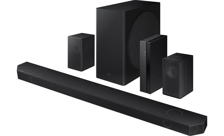 Samsung Q-series 9.1.2 ch. Wireless Dolby ATMOS Soundbar + Rear Speakers w/ Q-Symphony / HW-Q910D