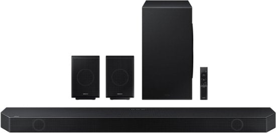 Samsung Q-series 11.1.4 ch. Wireless Dolby ATMOS Soundbar + Rear Speakers w/ Q-Symphony / HW-Q990D