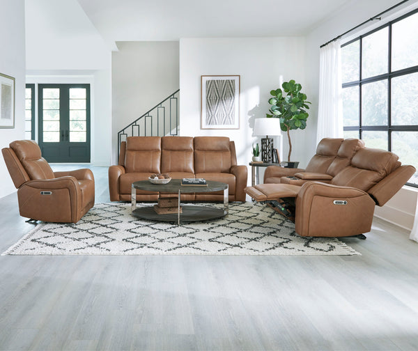Parker House Haywood Butternut Power Console Loveseat