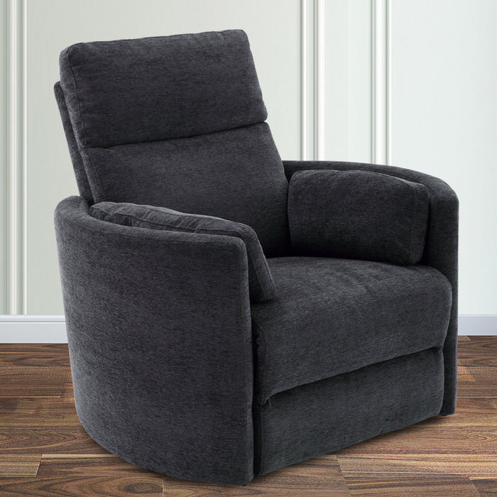 Radius swivel recliner with power recline and power headrest- Mediterranean