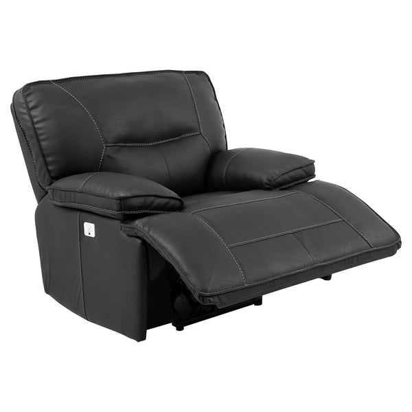Parker House Spartacus Black Power Recliner Wall Hugger